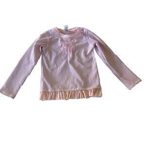 RuffleButts Purple Seersucker Rash Gaurd Swim Top. EUC 3T Monogrammed sWn